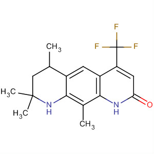 6,7,8,9- 四氫-6,8,8,10-四甲基-4-(三氟甲基)-吡啶并[3,2-g]喹啉-2(1H)-酮結構式_179897-36-0結構式