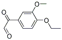 Benzeneacetaldehyde, 4-ethoxy-3-methoxy-alpha-oxo-(9ci)Structure,186255-43-6Structure Benzeneacetaldehyde, 4-ethoxy-3-methoxy-alpha-oxo-(9ci) Structure,186255-43-6Structure