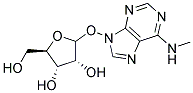N6-甲基腺苷結(jié)構(gòu)式_1867-73-8結(jié)構(gòu)式
