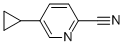 2-Pyridinecarbonitrile,5-cyclopropyl-(9ci)Structure,188918-74-3Structure 2-Pyridinecarbonitrile,5-cyclopropyl-(9ci) Structure,188918-74-3Structure
