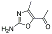 Ethanone, 1-(2-amino-4-methyl-5-oxazolyl)-(9ci)Structure,191399-17-4Structure Ethanone, 1-(2-amino-4-methyl-5-oxazolyl)-(9ci) Structure,191399-17-4Structure