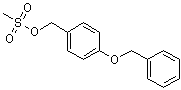 Benzenemethanol,4-(phenylmethoxy)-,methanesulfonateStructure,192997-48-1Structure Benzenemethanol,4-(phenylmethoxy)-,methanesulfonate Structure,192997-48-1Structure