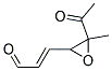 2-Propenal, 3-(3-acetyl-3-methyloxiranyl)-(9ci)Structure,195991-47-0Structure 2-Propenal, 3-(3-acetyl-3-methyloxiranyl)-(9ci) Structure,195991-47-0Structure