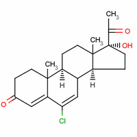 氯地孕酮結(jié)構(gòu)式_1961-77-9結(jié)構(gòu)式