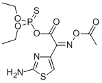 O,o-二乙基硫代磷酰-(z)-2-(2-氨基噻唑-4-基)-2-乙?；趸鶃啺被宜狨ソY(jié)構(gòu)式_200815-01-6結(jié)構(gòu)式