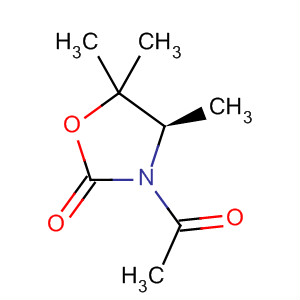 (r)-(9ci)-3-乙?；?4,5,5-三甲基-2-噁唑烷酮結(jié)構(gòu)式_202920-37-4結(jié)構(gòu)式