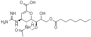 辛酸拉尼米韋結(jié)構(gòu)式_203120-46-1結(jié)構(gòu)式