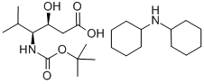 (3S,4s)-3-hydroxy-5-methyl-4-({[(2-methyl-2-propanyl)oxy]carbonyl}amino)hexanoic acid-n-cyclohexylcyclohexanamine (1:1) Structure,204192-31-4Structure