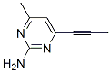 2-Pyrimidinamine, 4-methyl-6-(1-propynyl)-(9ci)Structure,204571-54-0Structure 2-Pyrimidinamine, 4-methyl-6-(1-propynyl)-(9ci) Structure,204571-54-0Structure