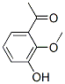 Ethanone, 1-(3-hydroxy-2-methoxyphenyl)-(9ci)Structure,204781-71-5Structure Ethanone, 1-(3-hydroxy-2-methoxyphenyl)-(9ci) Structure,204781-71-5Structure