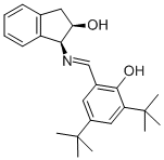 (1S,2r)-1-((e)-(3,5-二-叔丁基-2-羥基亞芐基)氨基)-2,3-二氫-1H-茚-2-醇結(jié)構(gòu)式_212378-89-7結(jié)構(gòu)式