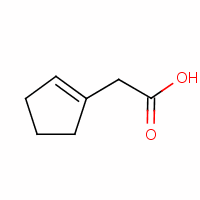 1-Cyclopentene-1-acetic acidStructure,21622-08-2Structure 1-Cyclopentene-1-acetic acid Structure,21622-08-2Structure