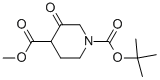 3-氧代-1,4-哌啶二羧酸 1-(1,1-二甲基乙基) 4-甲酯結(jié)構(gòu)式_220223-46-1結(jié)構(gòu)式