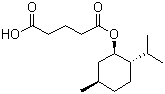 戊二酸單 L-薄荷酯結構式_220621-22-7結構式