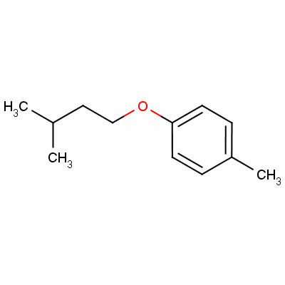 Benzene, 1-methyl-4-(3-methylbutoxy)-Structure,23446-55-1Structure Benzene, 1-methyl-4-(3-methylbutoxy)- Structure,23446-55-1Structure