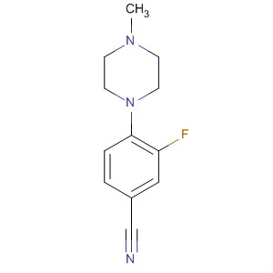 4-(4-Methylpiperazin-1-yl)-3-fluorobenzonitrileStructure,250683-77-3Structure 4-(4-Methylpiperazin-1-yl)-3-fluorobenzonitrile Structure,250683-77-3Structure