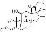 氯倍他索結(jié)構(gòu)式_25122-41-2結(jié)構(gòu)式