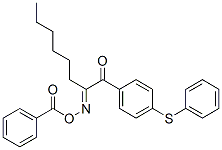 1-[4-(苯基硫代)苯基]-1,2-辛二酮-2-(O-苯甲酰肟)結(jié)構(gòu)式_253585-83-0結(jié)構(gòu)式