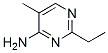 4-Pyrimidinamine, 2-ethyl-5-methyl-(9ci)Structure,25526-80-1Structure 4-Pyrimidinamine, 2-ethyl-5-methyl-(9ci) Structure,25526-80-1Structure
