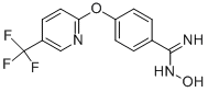 4-(5-Trifluoromethyl-2-pyridyloxy)benzamidoximeStructure,263161-34-8Structure 4-(5-Trifluoromethyl-2-pyridyloxy)benzamidoxime Structure,263161-34-8Structure