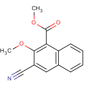 Methyl 2-methoxy-3-cyano-1-naphthoateStructure,263387-96-8Structure Methyl 2-methoxy-3-cyano-1-naphthoate Structure,263387-96-8Structure