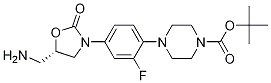 (S)-4-(4-(5-(氨基甲基)-2-氧代噁唑啉-3-基)-2-氟苯基)哌嗪-1-羧酸叔丁酯結(jié)構(gòu)式_268209-15-0結(jié)構(gòu)式