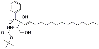 (2S,3R,4E)-3-苯甲?；?2-叔丁基氧基羰基氨基-4-十八烯-1,3-二醇結(jié)構(gòu)式_299172-59-1結(jié)構(gòu)式