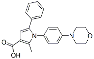 2-Methyl-1-(4-morpholinophenyl)-5-phenyl-1H-pyrrole-3-carboxylic acidStructure,306936-22-1Structure 2-Methyl-1-(4-morpholinophenyl)-5-phenyl-1H-pyrrole-3-carboxylic acid Structure,306936-22-1Structure