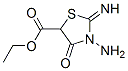 5-Thiazolidinecarboxylicacid,3-amino-2-imino-4-oxo-,ethylester(9ci)Structure,316188-53-1Structure 5-Thiazolidinecarboxylicacid,3-amino-2-imino-4-oxo-,ethylester(9ci) Structure,316188-53-1Structure