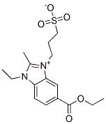 3-[6-(乙氧基羰基)-3-乙基-2-甲基-3H-苯并咪唑]丙烷-1-硫酸鹽結構式_32634-39-2結構式