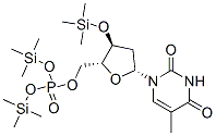 3-O-三甲基甲硅烷基胸腺嘧啶脫氧核苷 5-磷酸雙(三甲基甲硅烷基)酯結(jié)構(gòu)式_32645-60-6結(jié)構(gòu)式