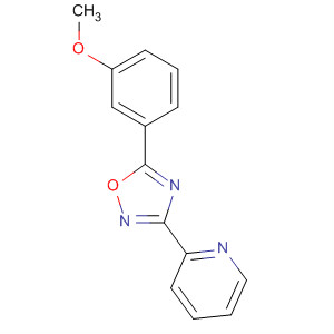3-(2-Pyridyl)-5-(3-methoxyphenyl)-1,2,4-oxadiazoleStructure,327056-09-7Structure 3-(2-Pyridyl)-5-(3-methoxyphenyl)-1,2,4-oxadiazole Structure,327056-09-7Structure
