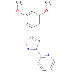 3-(2-Pyridyl)-5-(3,5-dimethoxyphenyl)-1,2,4-oxadiazoleStructure,327056-19-9Structure 3-(2-Pyridyl)-5-(3,5-dimethoxyphenyl)-1,2,4-oxadiazole Structure,327056-19-9Structure