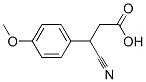 3-Cyano-3-(4-methoxyphenyl)propanoic acidStructure,32856-74-9Structure 3-Cyano-3-(4-methoxyphenyl)propanoic acid Structure,32856-74-9Structure