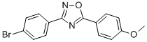 3-(4-Bromophenyl)-5-(4-methoxyphenyl)-1,2,4-oxadiazoleStructure,331989-76-5Structure 3-(4-Bromophenyl)-5-(4-methoxyphenyl)-1,2,4-oxadiazole Structure,331989-76-5Structure