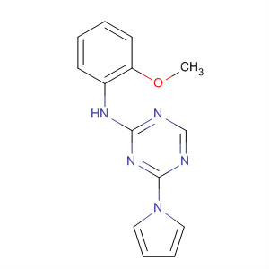 N-(2-methoxyphenyl)-4-(1h-pyrrol-1-yl)-1,3,5-triazin-2-amineStructure,333728-02-2Structure N-(2-methoxyphenyl)-4-(1h-pyrrol-1-yl)-1,3,5-triazin-2-amine Structure,333728-02-2Structure