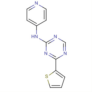 N-(pyridin-4-yl)-4-(thiophen-2-yl)-1,3,5-triazin-2-amineStructure,333728-77-1Structure N-(pyridin-4-yl)-4-(thiophen-2-yl)-1,3,5-triazin-2-amine Structure,333728-77-1Structure
