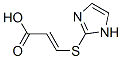 2-Propenoic acid,3-(1h-imidazol-2-ylthio)-Structure,335155-51-6Structure 2-Propenoic acid,3-(1h-imidazol-2-ylthio)- Structure,335155-51-6Structure