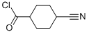 Cyclohexanecarbonyl chloride,4-cyano-(9ci)Structure,343791-24-2Structure Cyclohexanecarbonyl chloride,4-cyano-(9ci) Structure,343791-24-2Structure
