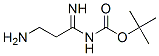 Carbamic acid,(3-amino-1-iminopropyl)-,1,1-dimethylethyl ester (9ci)Structure,343853-56-5Structure Carbamic acid,(3-amino-1-iminopropyl)-,1,1-dimethylethyl ester (9ci) Structure,343853-56-5Structure