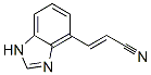 2-Propenenitrile,3-(1h-benzimidazol-4-yl)-,(2e)-(9ci)Structure,344554-13-8Structure 2-Propenenitrile,3-(1h-benzimidazol-4-yl)-,(2e)-(9ci) Structure,344554-13-8Structure