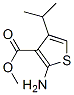 3-Thiophenecarboxylicacid,2-amino-4-(1-methylethyl)-,methylester(9ci)Structure,349662-66-4Structure 3-Thiophenecarboxylicacid,2-amino-4-(1-methylethyl)-,methylester(9ci) Structure,349662-66-4Structure