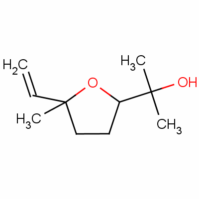 Tetrahydro-alpha,alpha,5-trimethyl-5-vinylfuran-2-methanolStructure,34995-77-2Structure Tetrahydro-alpha,alpha,5-trimethyl-5-vinylfuran-2-methanol Structure,34995-77-2Structure