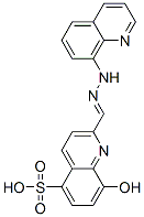 8-氧代-2-[(2-喹啉-8-基肼基)亞甲基]喹啉-5-磺酸結(jié)構(gòu)式_350691-55-3結(jié)構(gòu)式