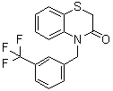 4-[3-(Trifluoromethyl)benzyl]-2h-14-benzothiazin-3(4h)-one Structure,353262-04-1Structure
