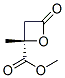 (2S)-(9Ci)-2-甲基-4-氧代-2-氧雜環(huán)丁烷羧酸甲酯結(jié)構(gòu)式_353302-31-5結(jié)構(gòu)式