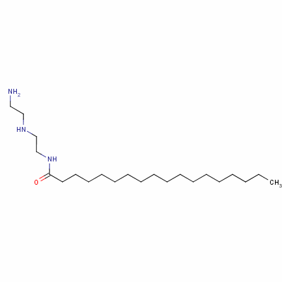 n-[2-[(2-氨基乙基)氨基]乙基]-十八烷酰胺結(jié)構(gòu)式_3574-73-0結(jié)構(gòu)式