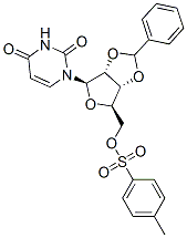 2-O,3-O-亞芐基尿苷 5-(4-甲基苯-1-磺酸酯)結(jié)構(gòu)式_35837-30-0結(jié)構(gòu)式