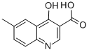 4-Hydroxy-6-methyl-quinoline-3-carboxylic acid Structure,35973-18-3Structure