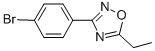 3-(4-Bromophenyl)-5-ethyl-1,2,4-oxadiazoleStructure,364743-34-0Structure 3-(4-Bromophenyl)-5-ethyl-1,2,4-oxadiazole Structure,364743-34-0Structure